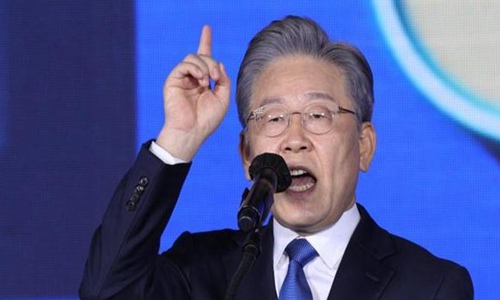 韩国李在明民调(韩国选举李在明)