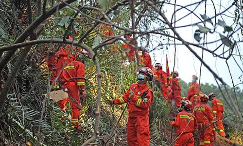 东航失事飞机(东航载132人客机坠毁过程)
