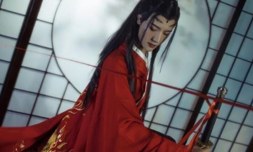 洋洋汉服直播回放视频(汉服模特二月红洋洋微博)