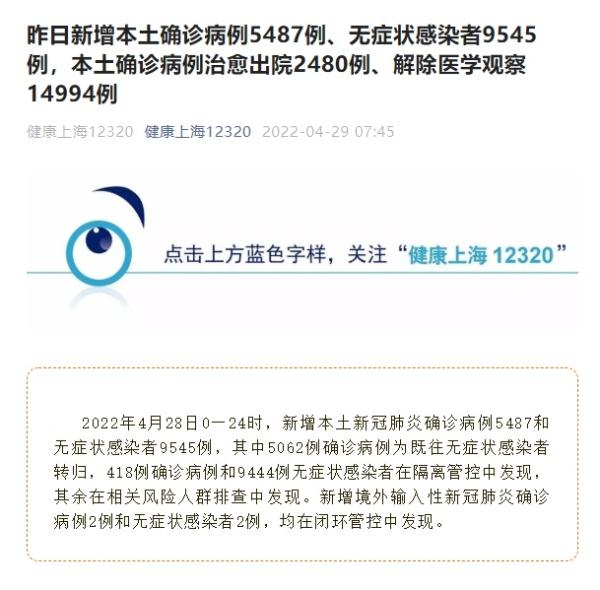 关注疫情|上海新增死亡52例 本土5487+9545