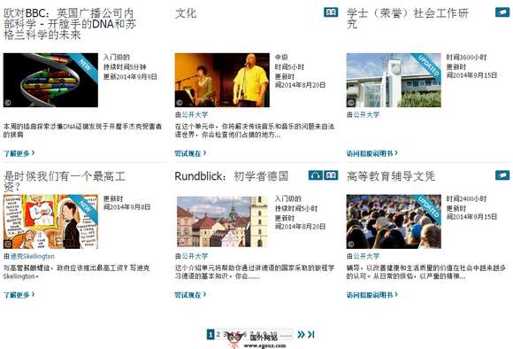 OpenLearn:英国大学联盟公开课 英国大学联盟公开课官网
