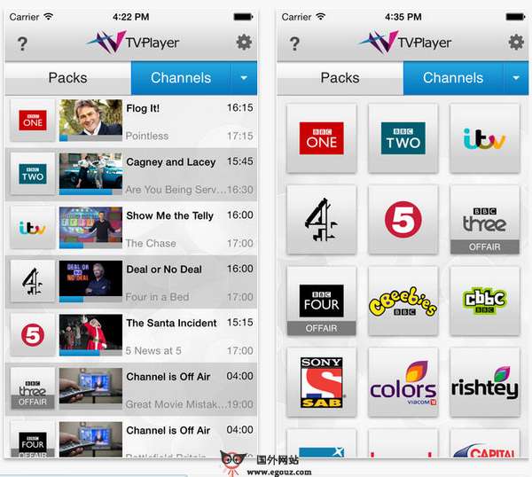 TVplayer:英国流媒体电视直播网