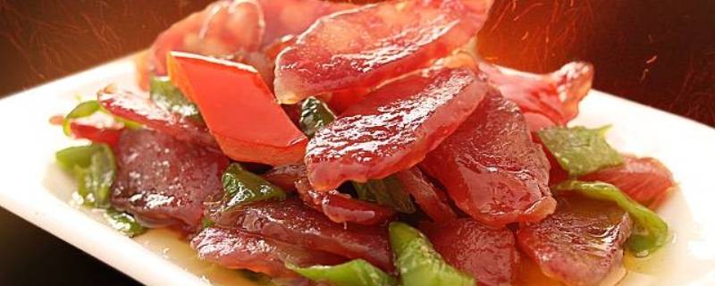 广式腊肠炒什么好(怎么炒广式腊肠好吃)