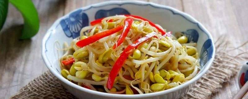 黄豆芽头子绿了好吃吗(绿颜色的黄豆芽做法)