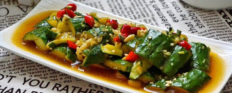 简单冷拌黄瓜做法(冷拌黄瓜怎么拌才好吃)