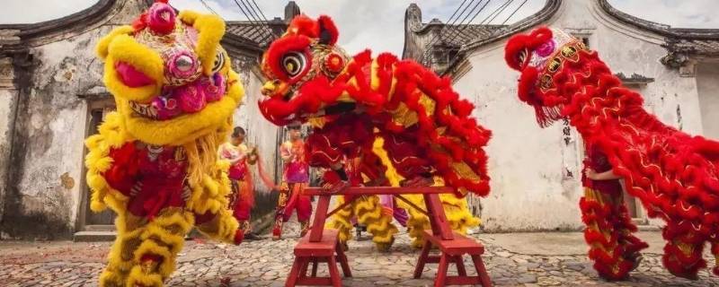 舞狮的狮子头怎么画(舞狮的画)