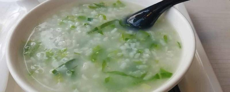 青菜粥要哪个青菜比较好(青菜粥什么时候放青菜)