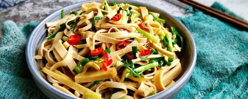 豆皮怎么炒好吃又简单(豆皮怎么炒好吃减肥)