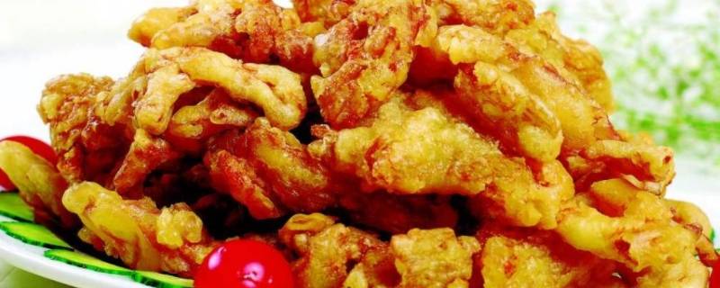 干炸蘑菇怎么做好吃视频(干炸蘑菇怎么做不油)