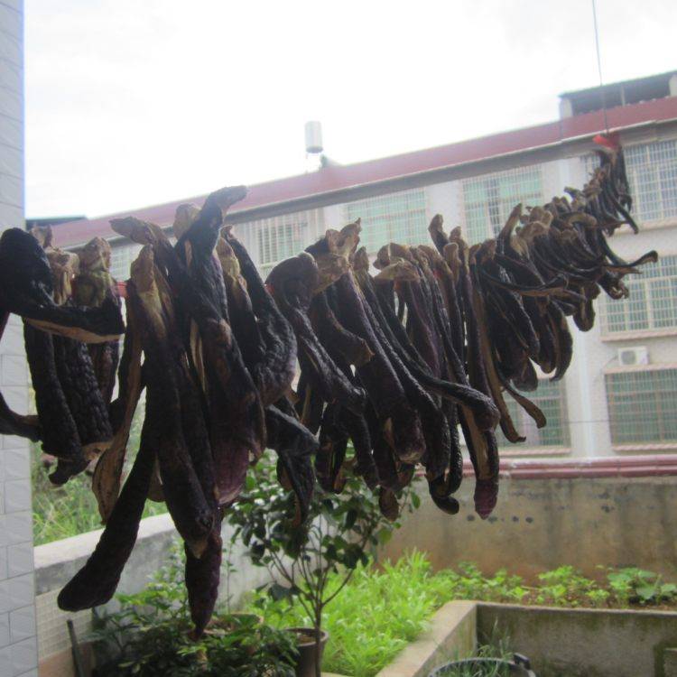 茄子怎么晒干的方法有几种(晒干茄子的做法)