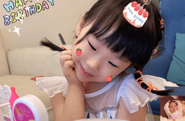 秦昊的女儿“反向”成长,五官越来越精致,颜值也逐渐向伊能静靠拢。