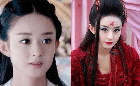 女星黑化:高圆圆眼神坚毅,秦丽精致美丽。