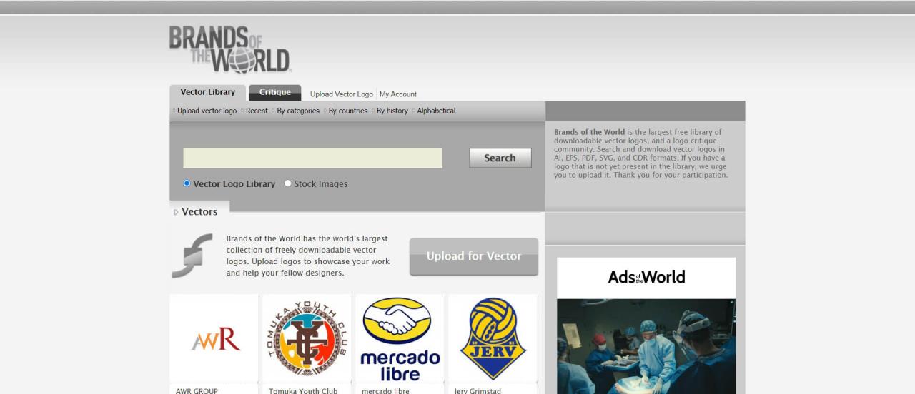 BrandsoftheWorld BrandsoftheWorld官网:LOGO图标资源下载网站