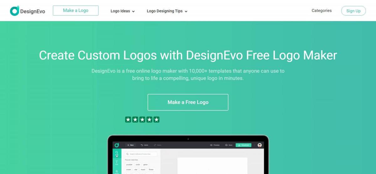 DesignEvo DesignEvo官网:在线logo设计制作软件