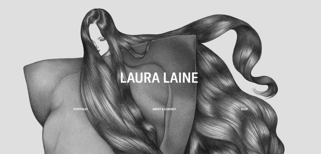 Lauralaine官网:芬兰时尚服装插画欣赏