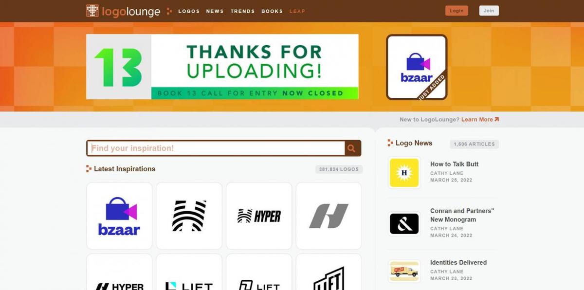 LogoLounge LogoLounge官网:logo设计创意和灵感资源库