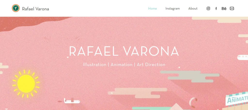 Rafael Varona官网:魔性动态插画设计作品