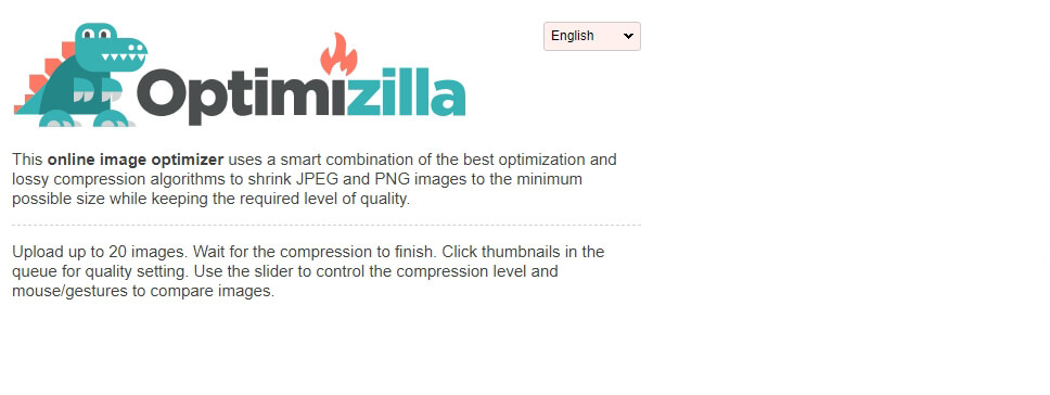 Optimizilla官网:免费的图片在线压缩工具ImageСompressor