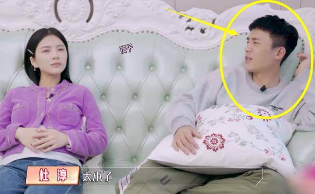 杜淳的老婆忘带相机了。谁注意到她坐在沙发上时手在摸?难怪我老公总是对她不耐烦!