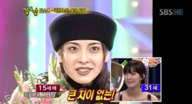 15岁入行演一个缺德少女，脸蛋太艳丽了。40岁时，金素妍的顶楼继续转动着她的眼睛。