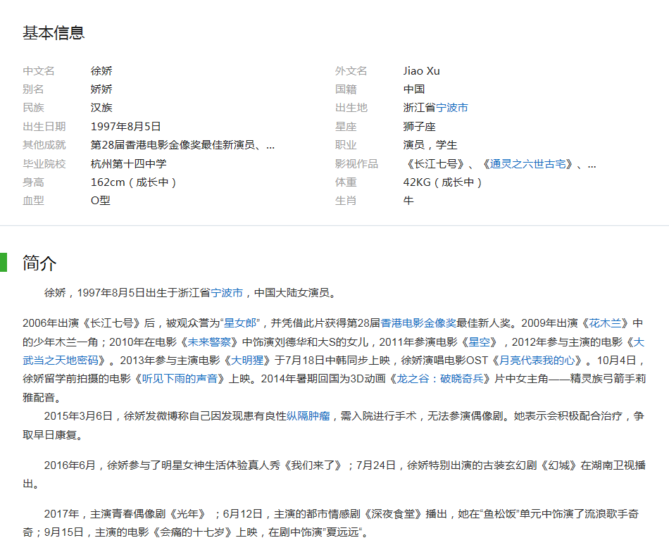 还记得《长江七号》的Dee吗？她曾经和张雨绮不相上下，但后来她得了肿瘤。