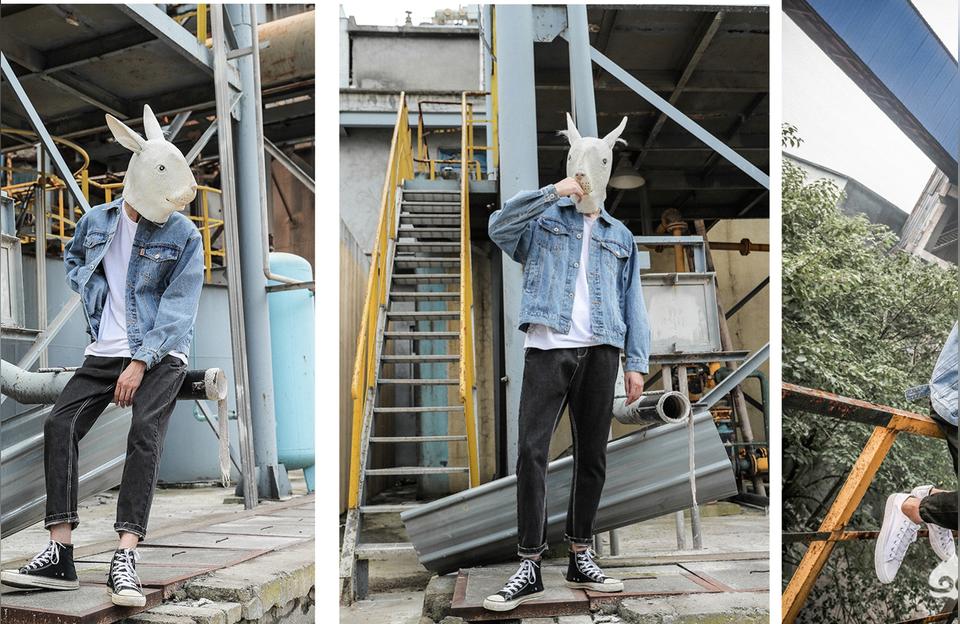 如何穿搭配衣服好看男生,男士牛仔裤穿衣搭配技巧