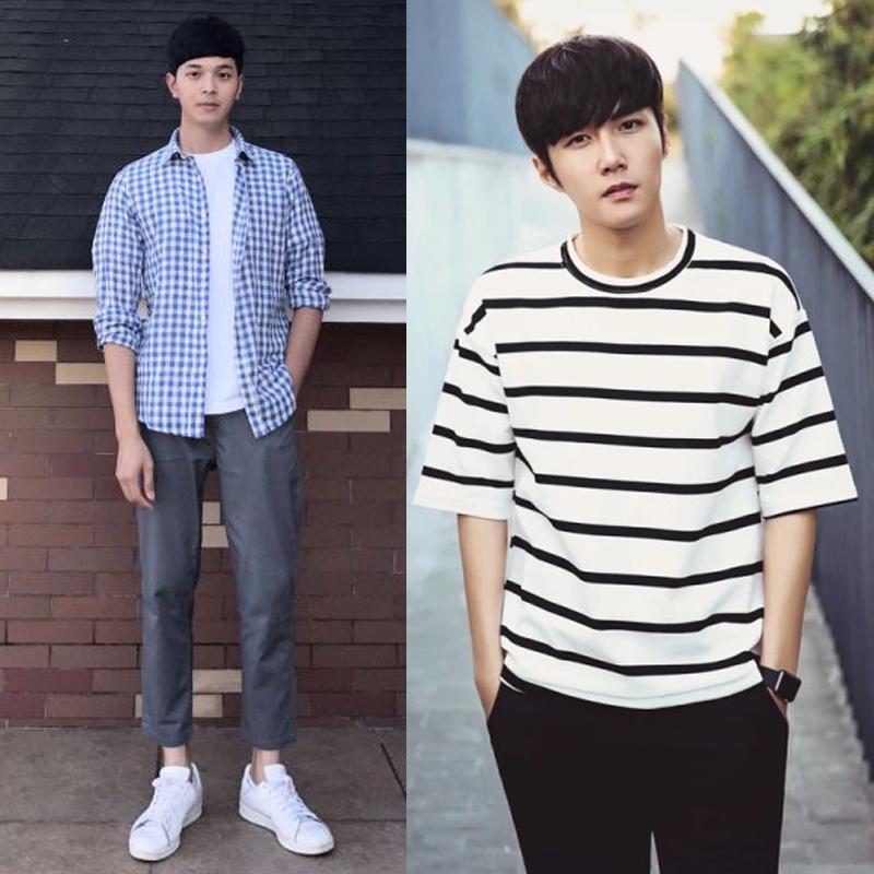 比较瘦的男人怎么搭配衣服能否推荐一下黑瘦高男生的服装的搭配