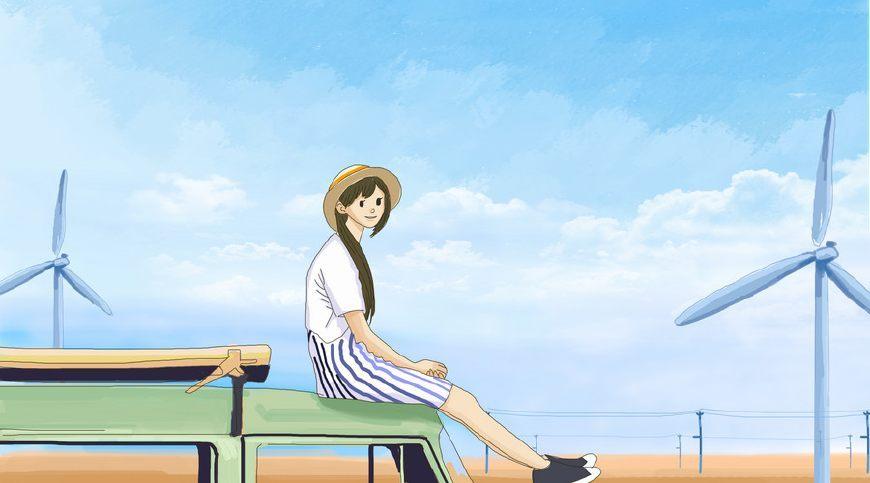 一个男人对一个女人动了心,男生耐心回答女生的问题